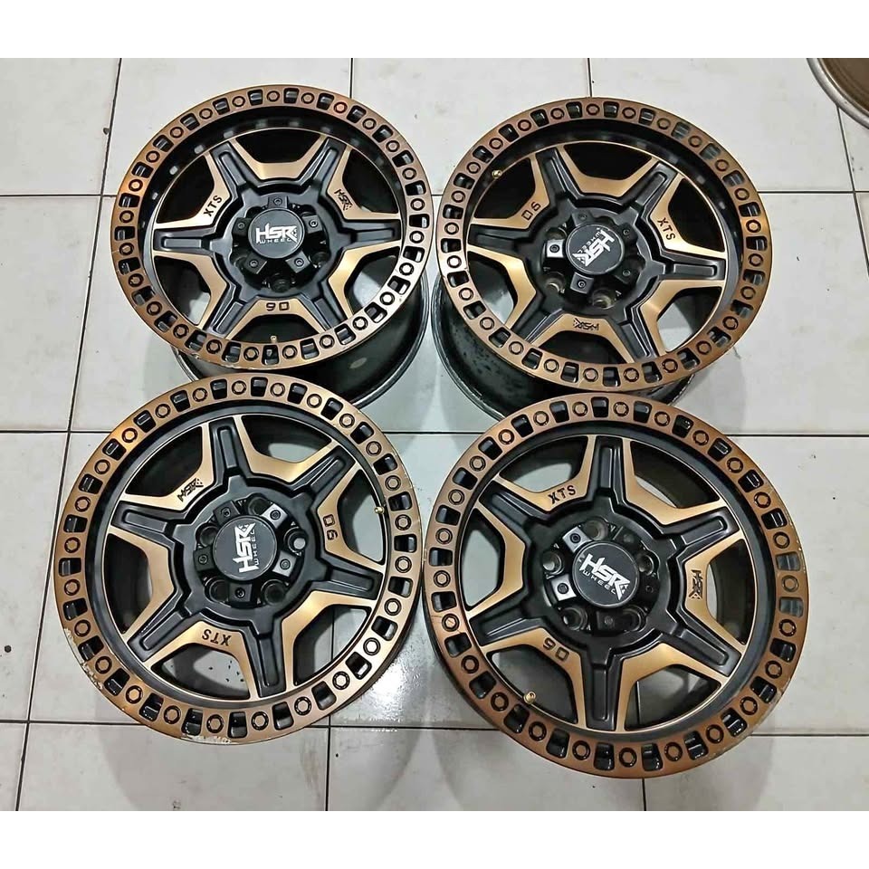 VELG BEKAS MODEL OFFROAD RING15 HSR XTS06 R15X8 PCD 5X114 ET15 PNP CRV INNOVA TERIOS TARUNA