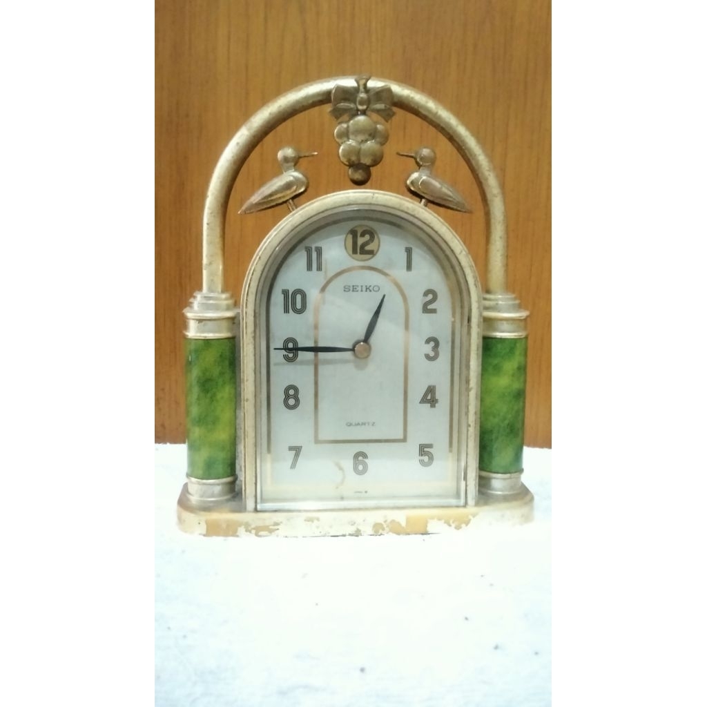 jam meja hias merk Seiko original