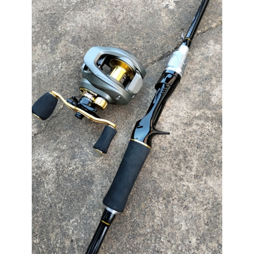 satu set joran bc carbon hollow180cm&bc Zorro metanium drg cliker