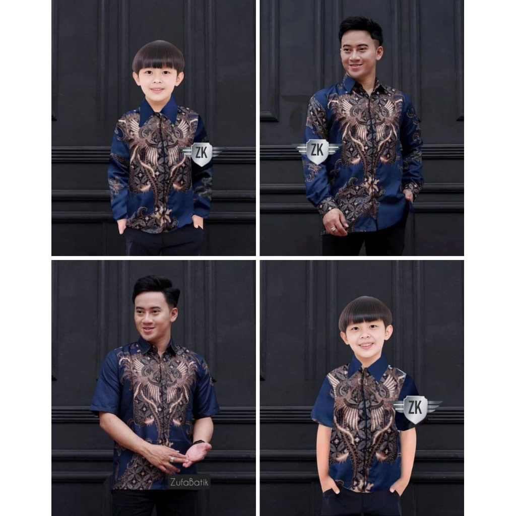BAJU BATIK COUPLE BAPAK DAN ANAK TERBARU#Kemeja batik seragam bapak anak laki laki nyaman dipakai