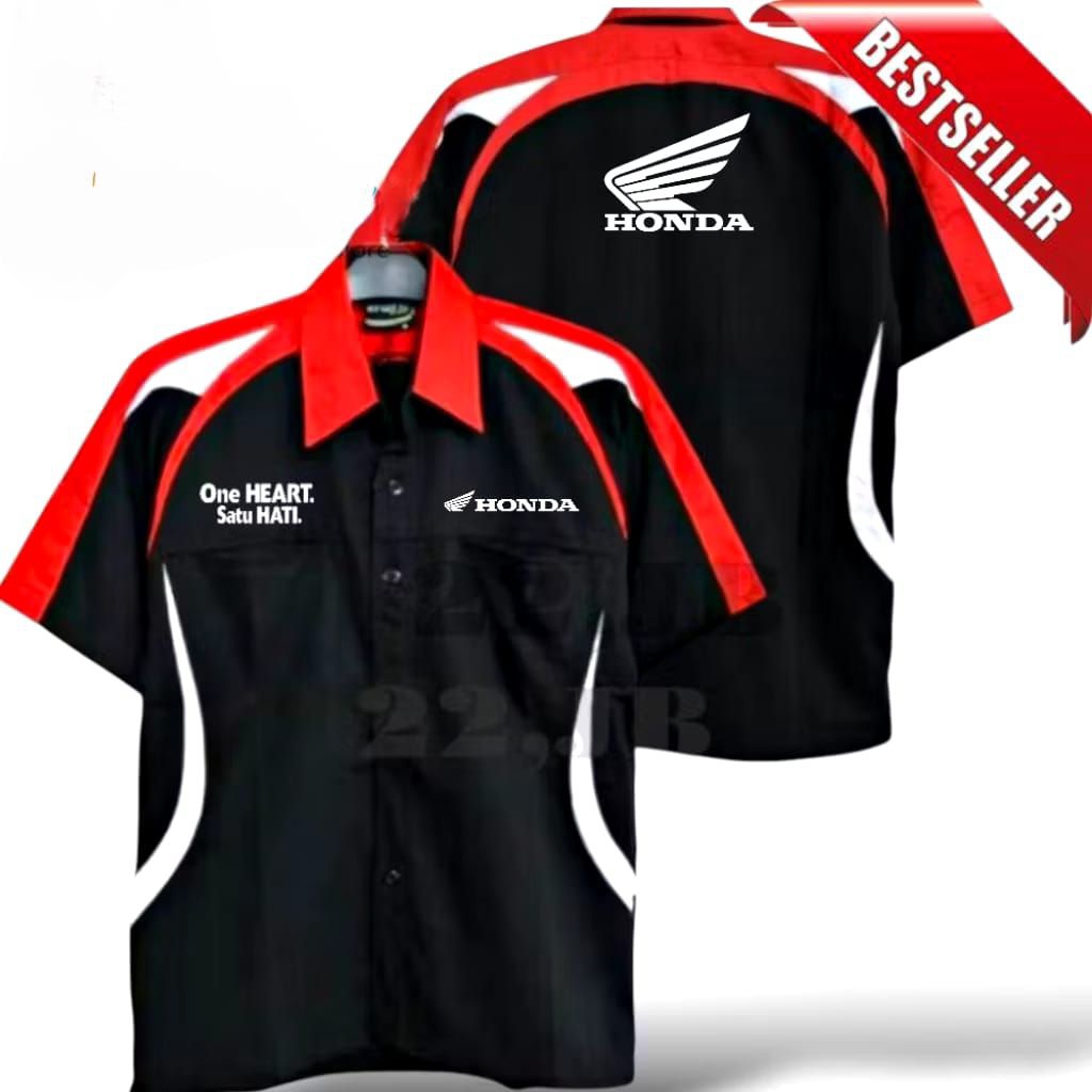kemeja Honda bordir baju Honda seragam Honda Pdh Honda pdl Honda baju seragam Honda kemeja kerja Hon