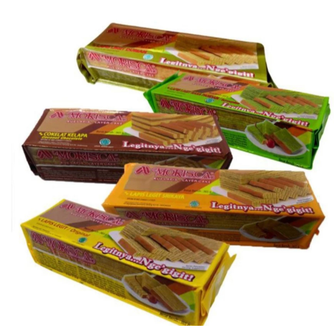 Morisca Lapis Legit 365gr rasa Coklat, Original, Pandan, Srikaya, Durian