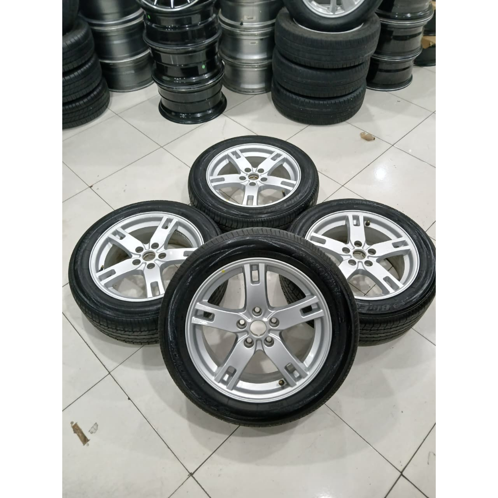 Velg Mobil Seken ORIGINAL MG Ring 17 Baut 5x112 + Ban 215 55 r17 Yokohama nik 2025