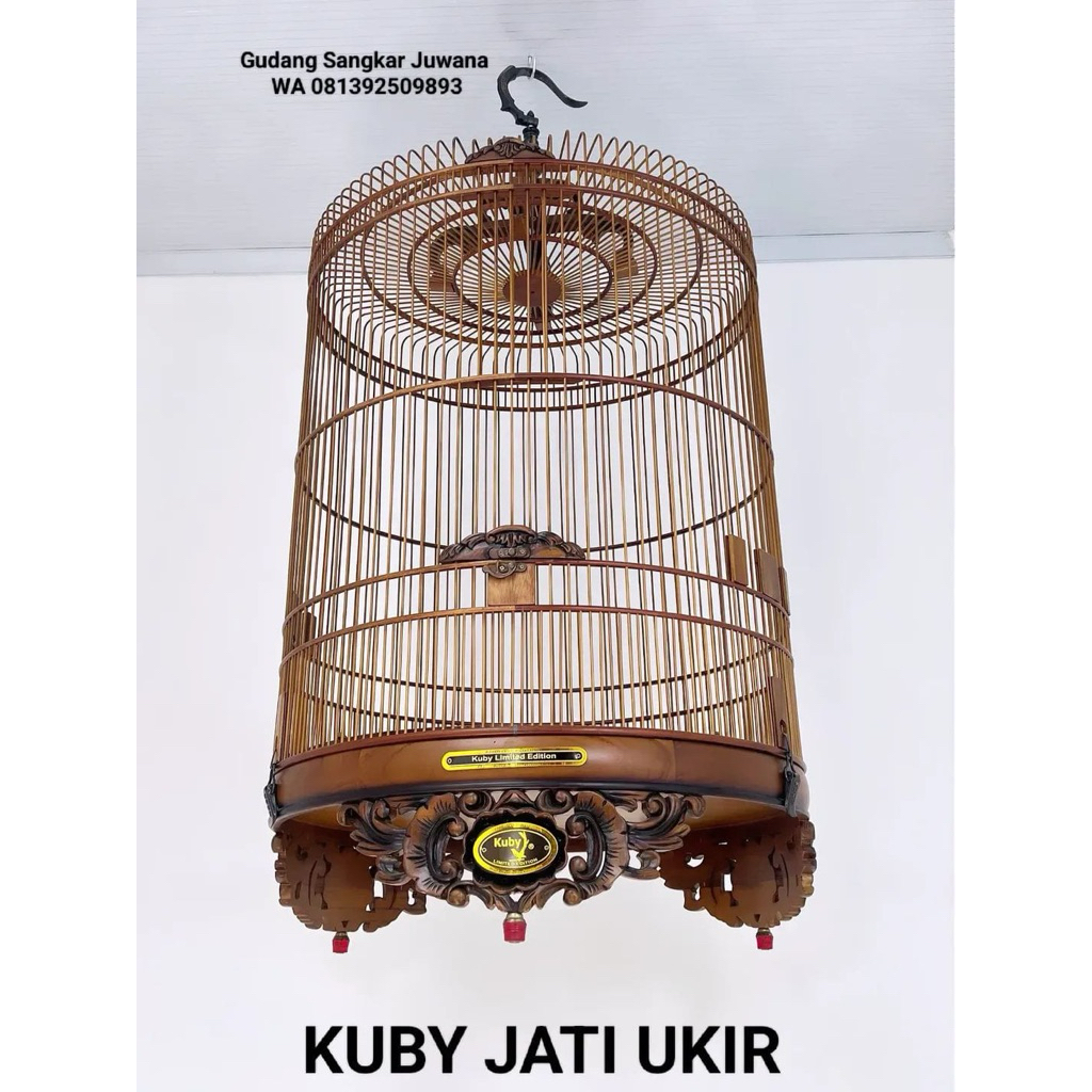 Sangkar Murai KUBY Jati Ukir No.2