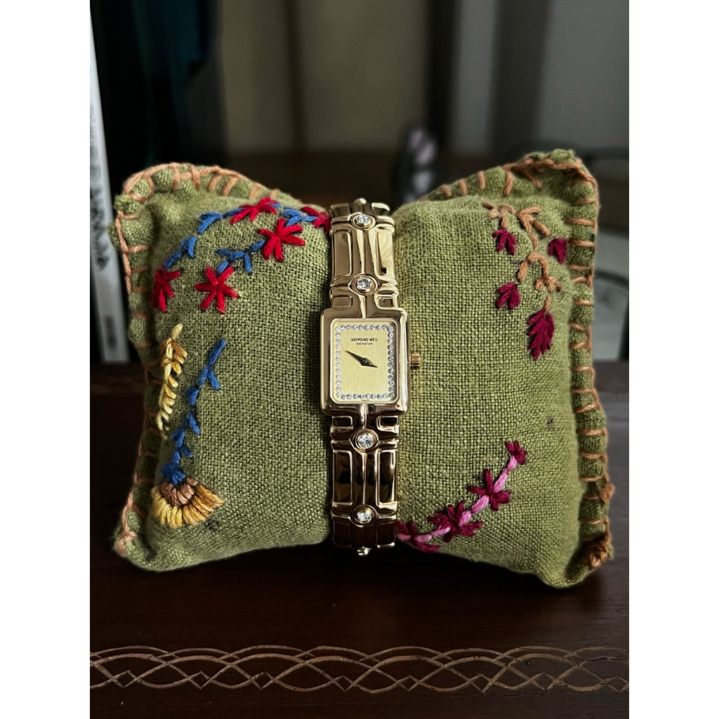 Raymond Weil Gold Tank Watch