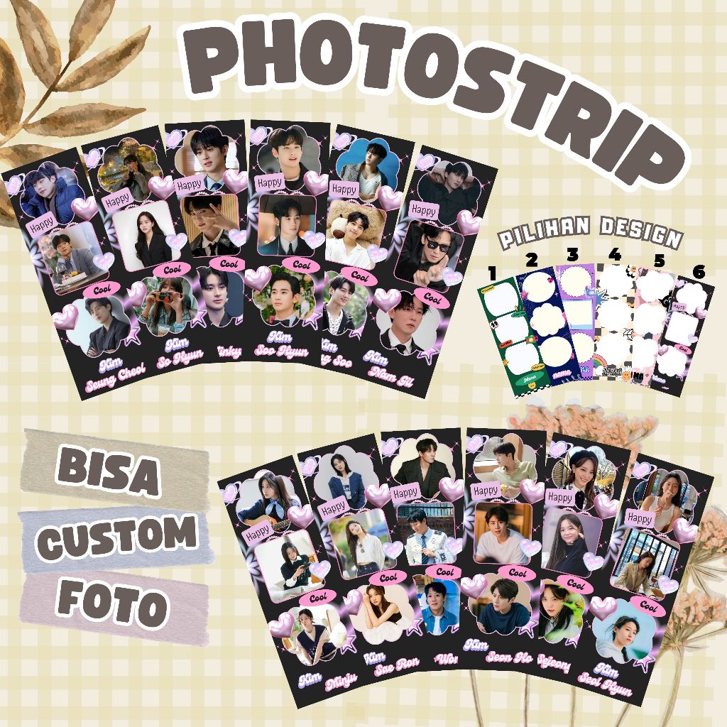 (BISA CUSTOM) PHOTOSTRIP KPOP | KIM MINJU I KIM MINKYU I KIM MYUNG SOO I KIM NAM GIL I KIM RAE WON I