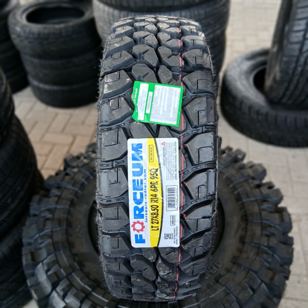 ban mobil model ofroad ring 14 tubles ukuran 27x8.50 forceum mt ring 14