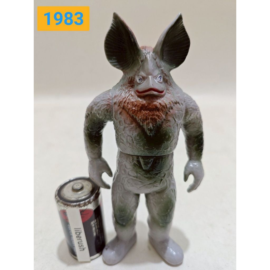 vintage 1st 1983 bandai ultra monster alien icarus ultraman dx sofubi soft vinyl figure action tokus