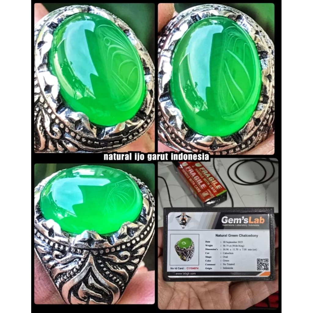 batu akik asli ijo Garut ohen indonesia NTE