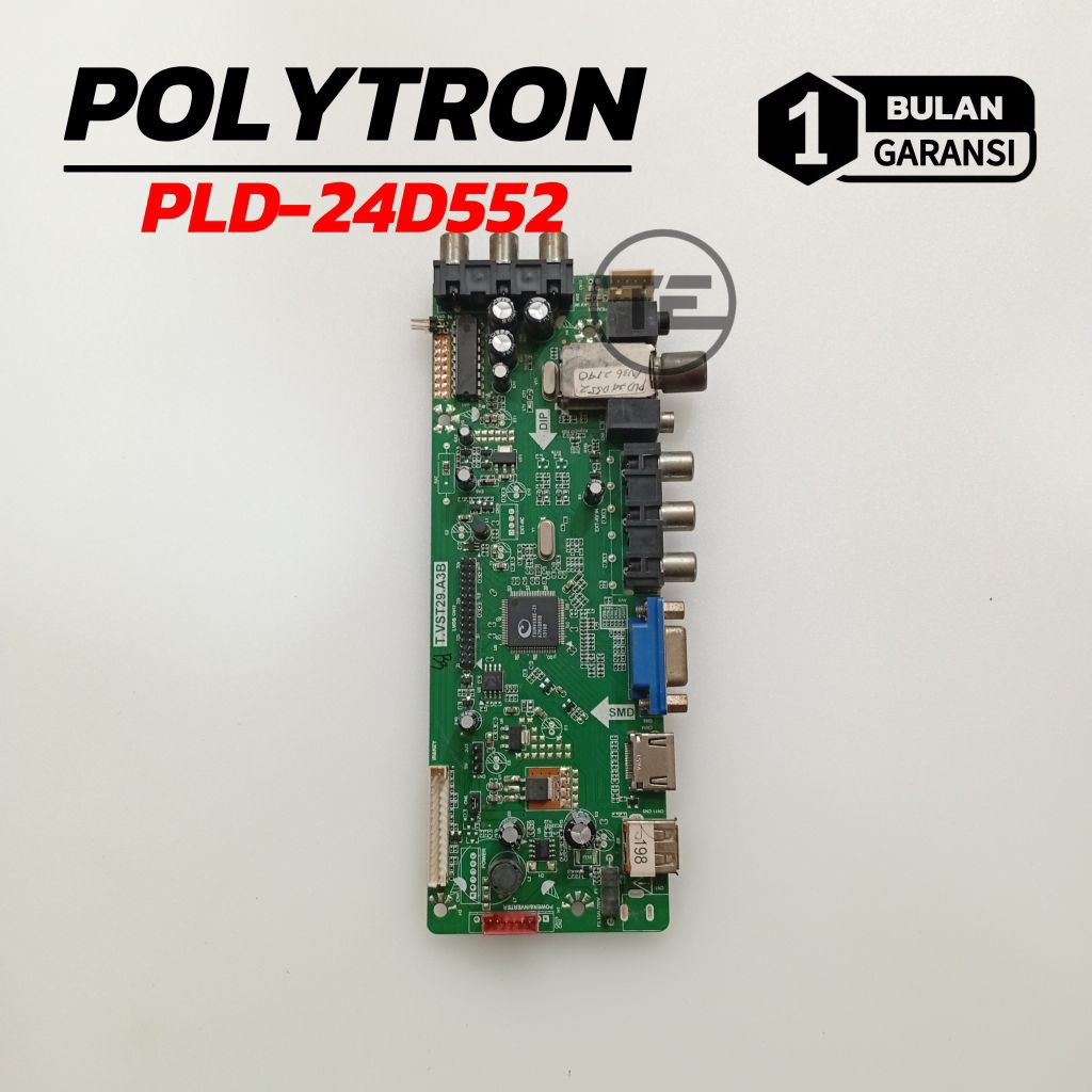 POLYTRON PLD24D552 MESIN TV LCD POLYTRON PLD 24D552 MAINBOARD MOTHERBOARD TV