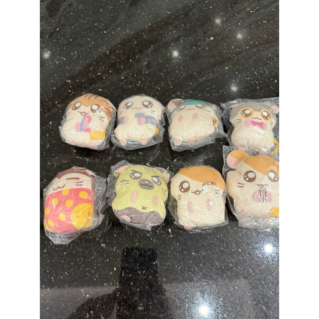 Hamtaro Plush Keychain Ganci Cappy Hamtaro Dexter Sandy Panda Boss Snoozer