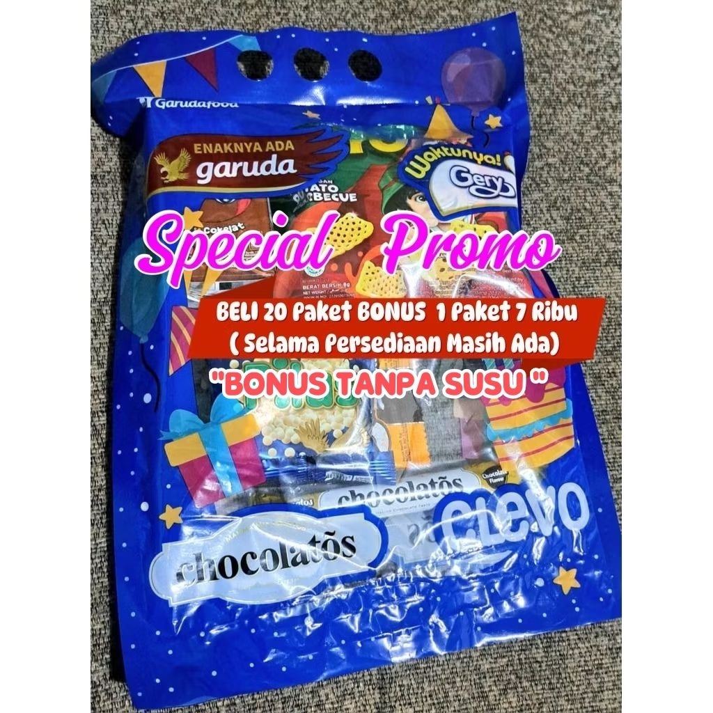 PAKET HAMPERS ULTAH MURAH SNACK GARUDA TP2-RB7