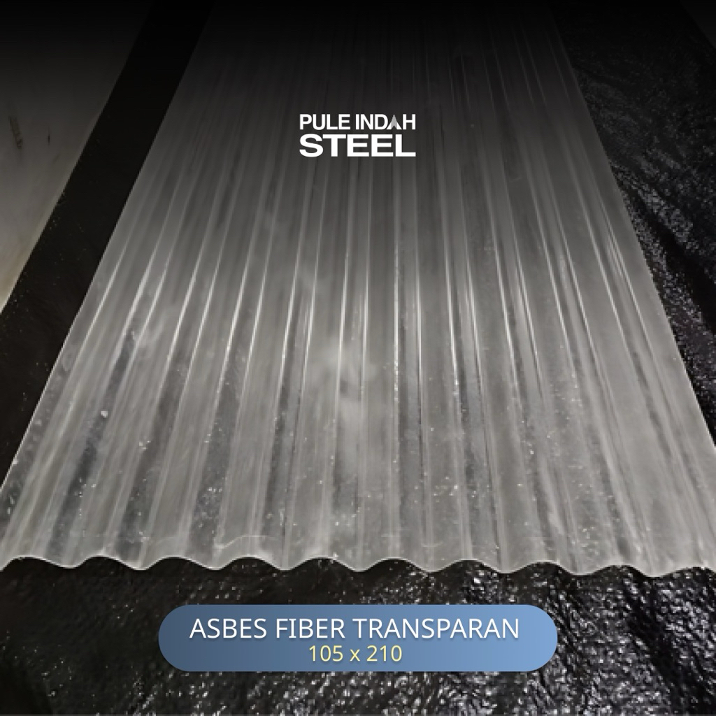 Asbes Fiber Transparan 105x210 | Bening