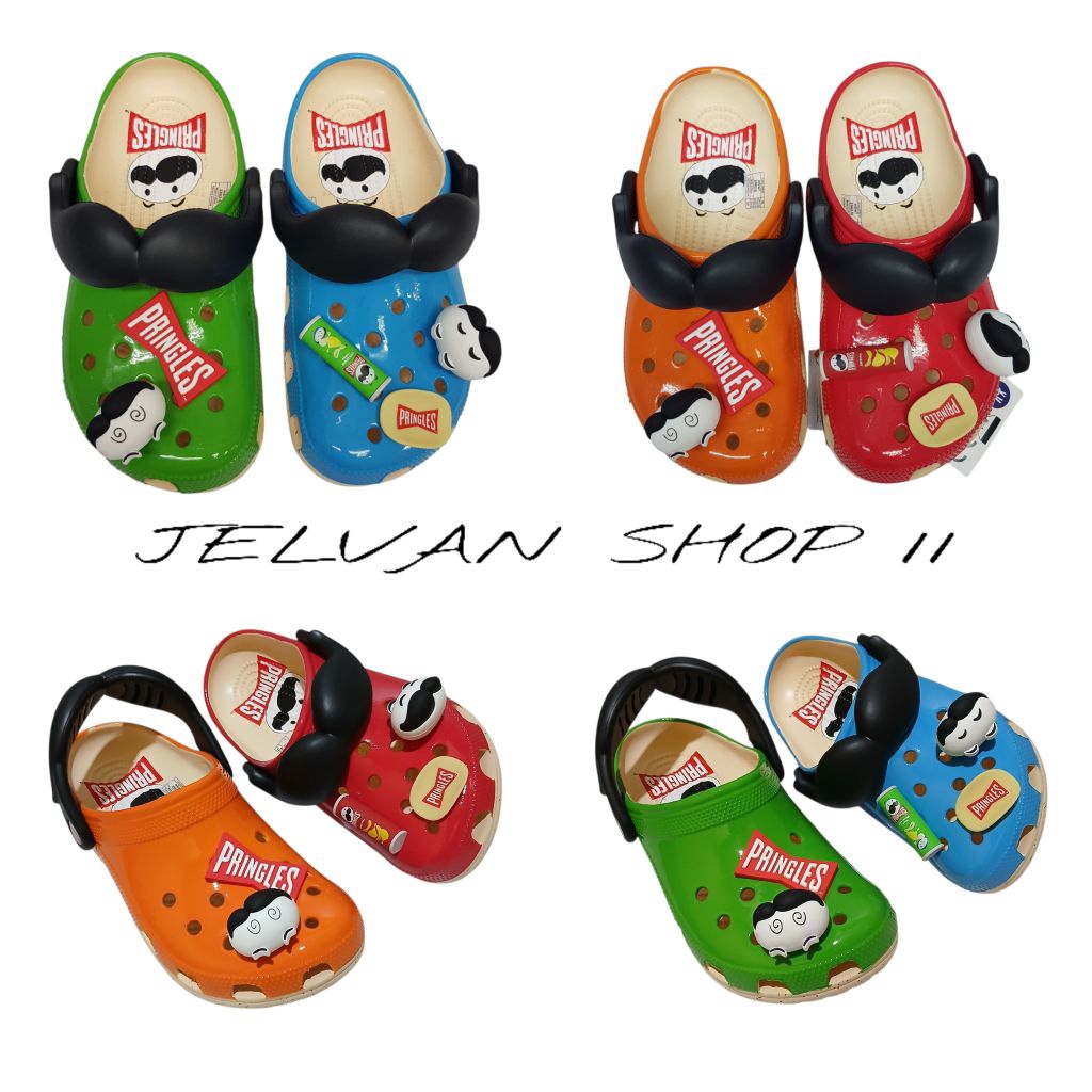 SANDAL CROCS PRINGLES/SANDAL CROCS UNISEX/SANDAL CROCS DEWASA/CROCS PRINGLES/SANDAL CROCS CHARACTER/