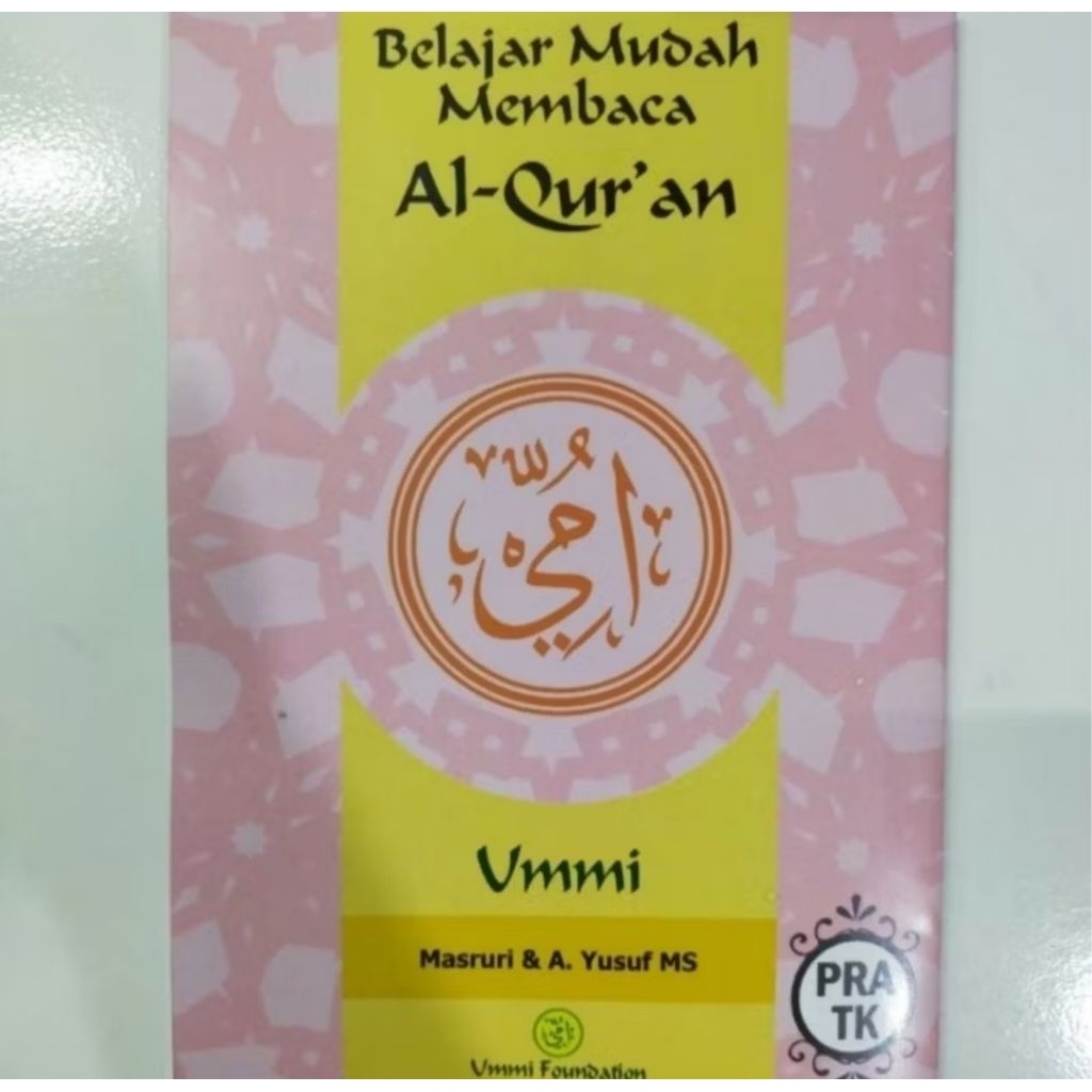 BukU Metode Ummi Pra TK-Belajar Mudah Membaca Al quran Pra TK