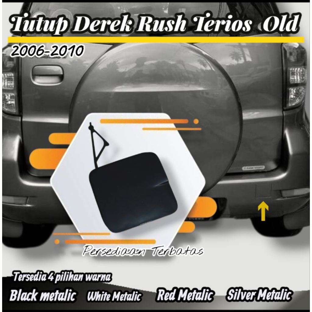 Tutup Towing Derek Bemper Belakang Toyota Rush Daihatsu Terios Tahun 2006 2007 2008 2009 2010