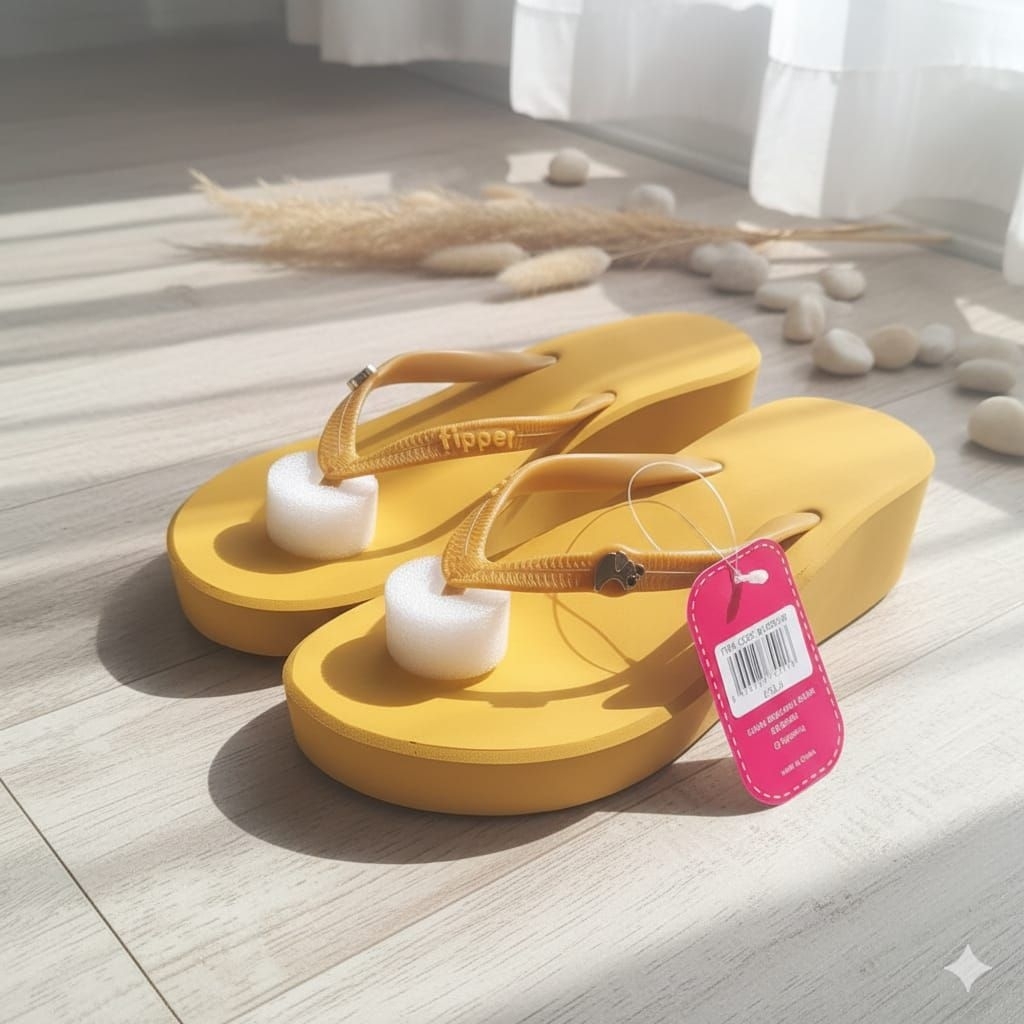 Salle Sandal Fipper Wedges-S Original Wanita, Tinggi 5cm -  Size 7