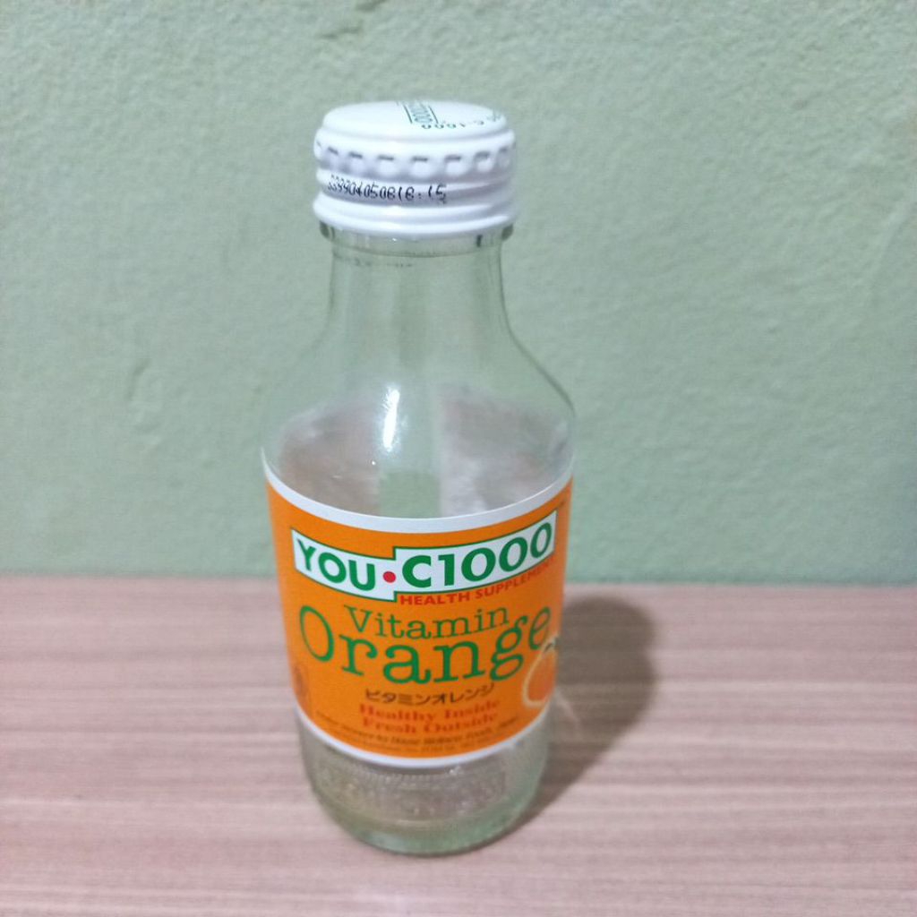 Botol Kosong Kaca Bekas You C 1000 Botol Beling 140 ml