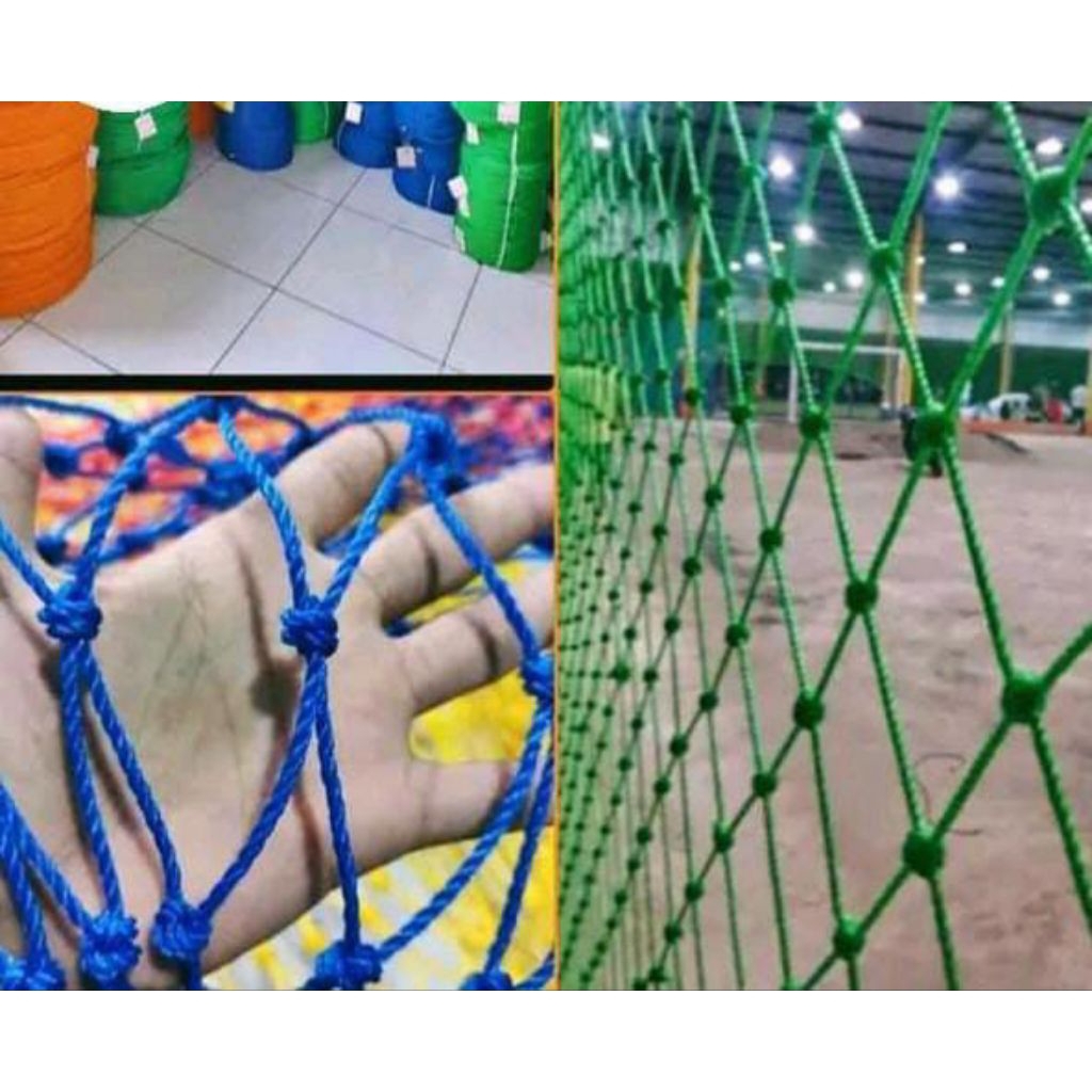 Jaring dinding lapangan [futsal, voly, dll] bahan PE tebal 3mm