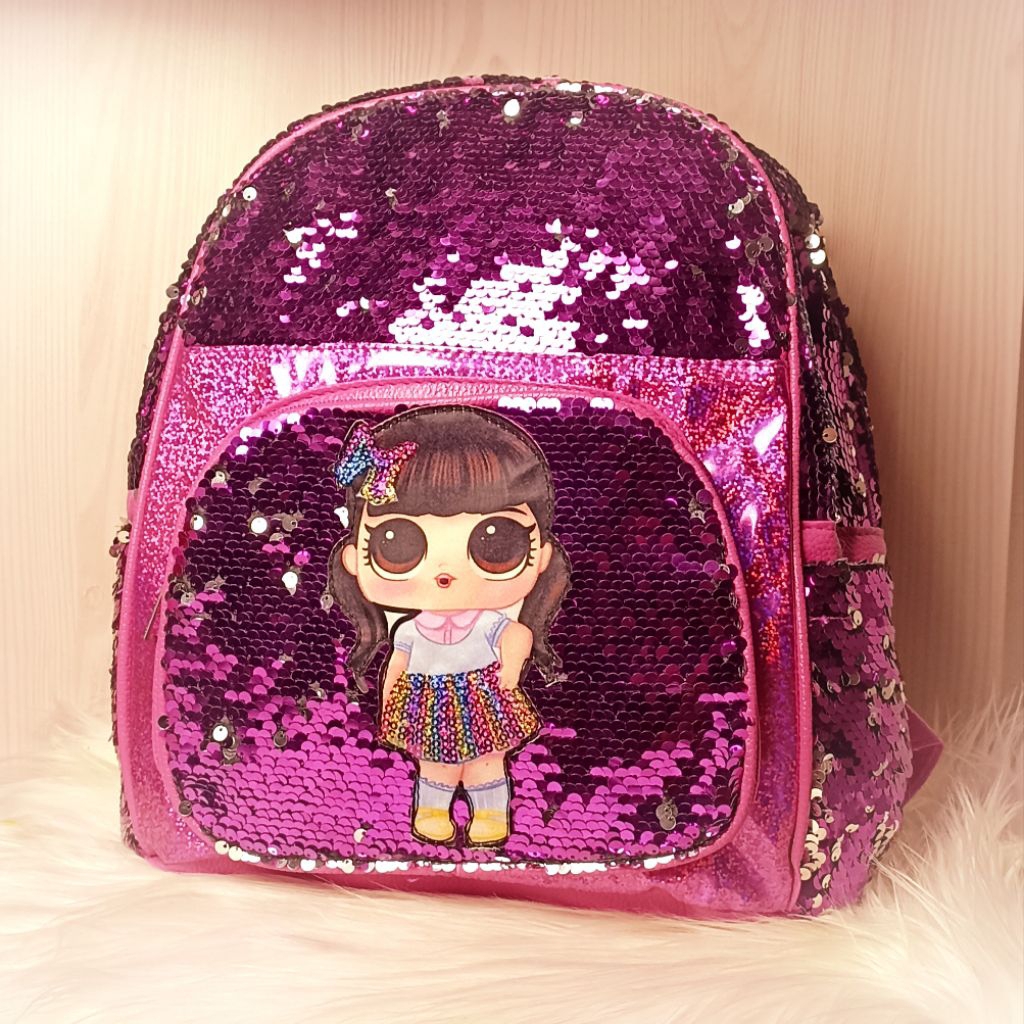 Tas LOL | Tas anak lol | Tas Usap | Tas unicorn | Tas anak TK | Tas anak paud | Ransel anak lol | ta