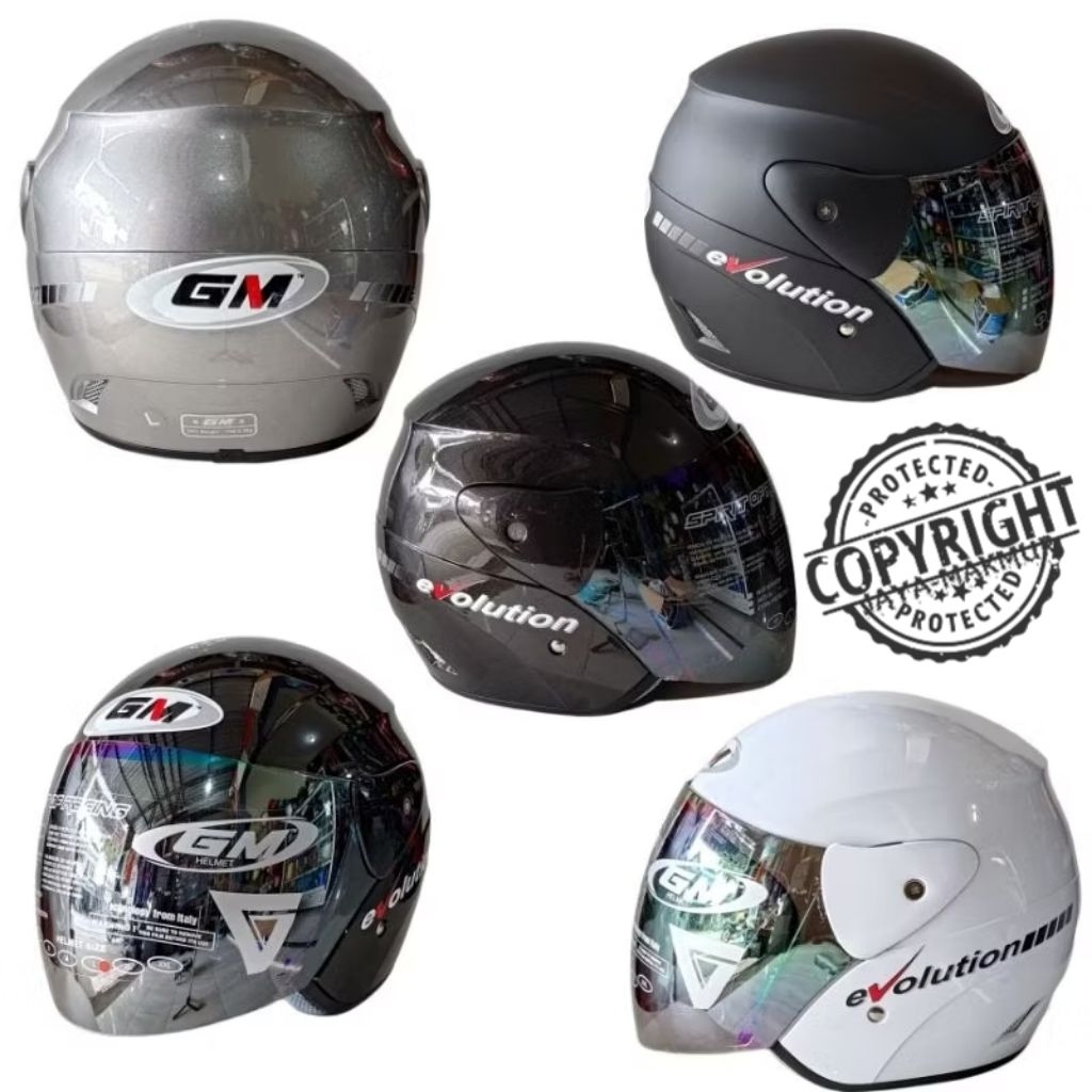 Helm GM Evolution Pria wanita SNI original