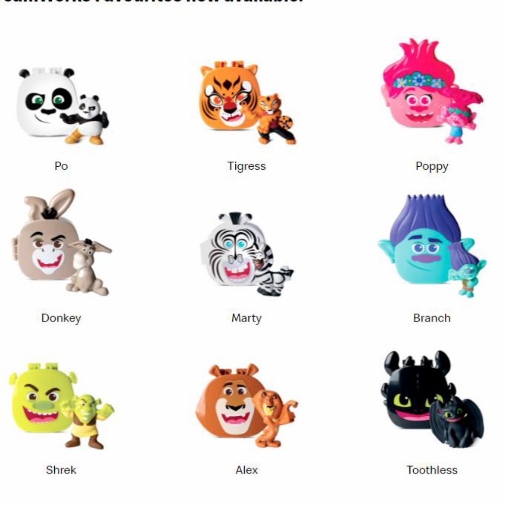 Happy meal McD dreamworks