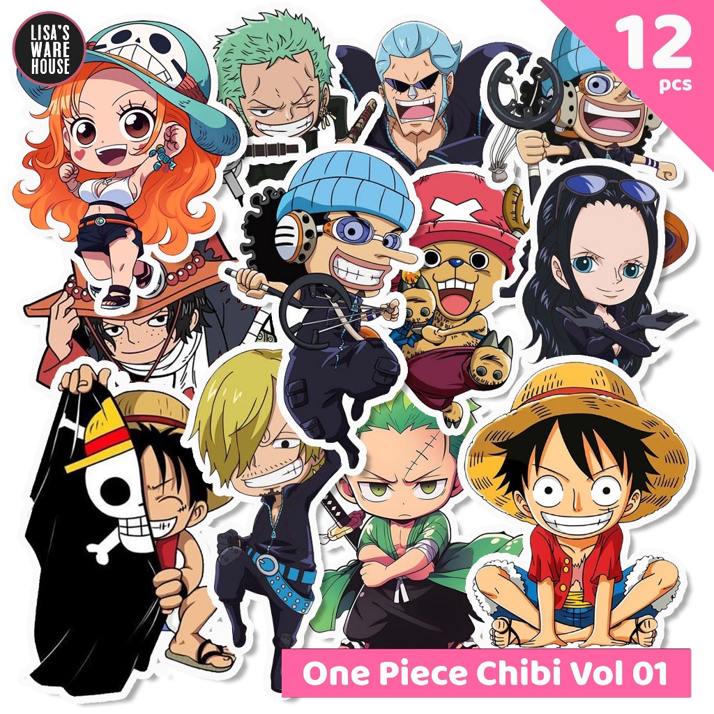 Sticker Vinyl One Piece Chibi Volume 01