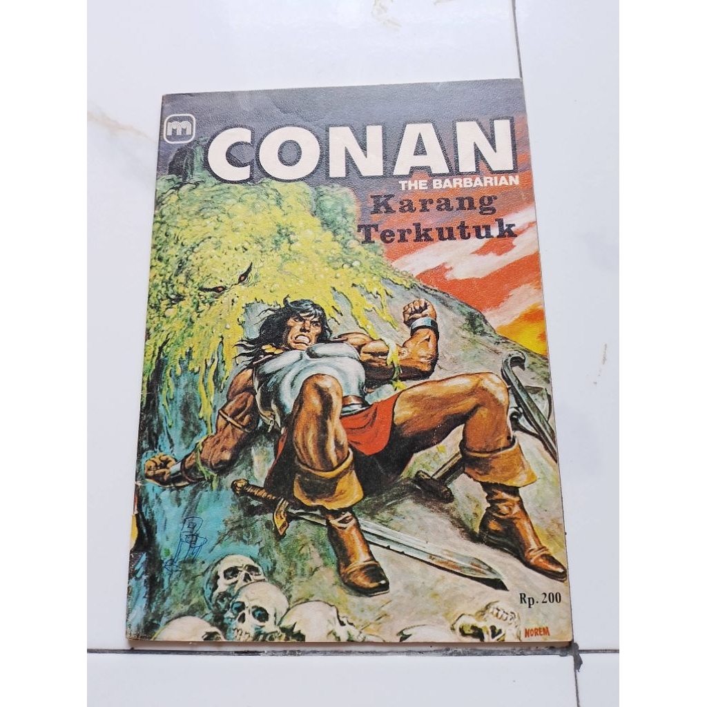 komik Conan The Barbarian karang terkutuk