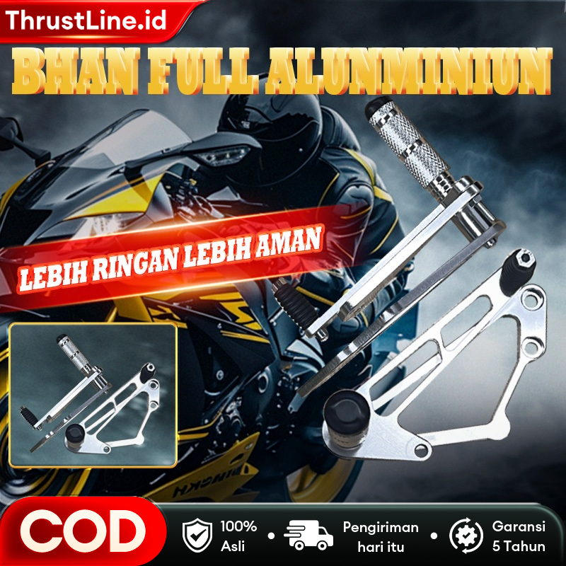 ThrustLine FOTSTEP RX KING CROM SE DUDUKAN STEP Footstep Step Pijakan Kaki Motor Foot step Belakang 