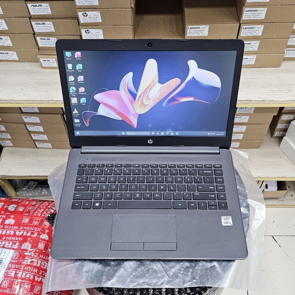 Laptop HP Intel Core i5 Gen 10 RAM 8GB SSD 512GB Windows 11 Generasi Terbaru Model Tipis