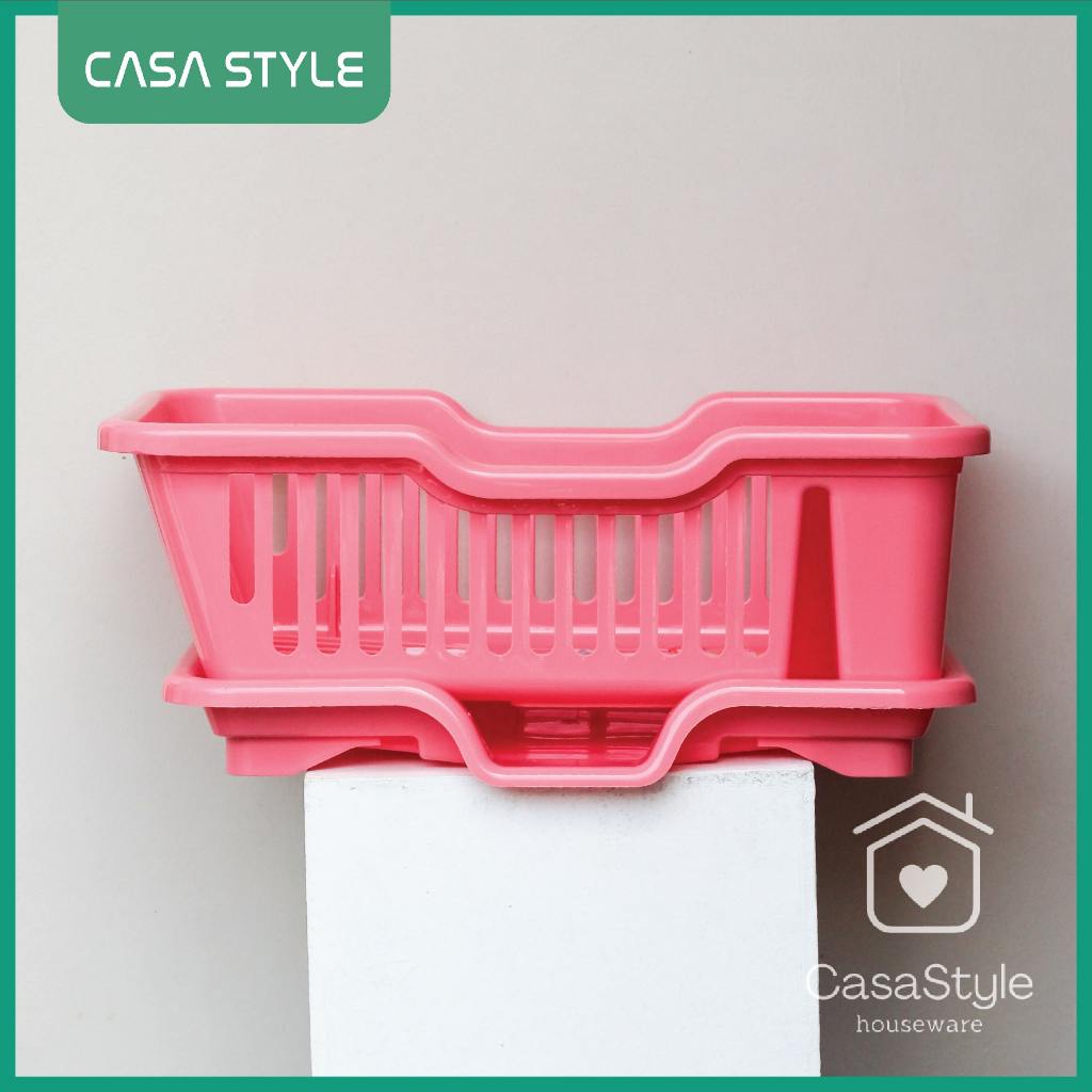 (CASA) Rak Cuci Piring LION STAR / Rak Dapur Wastafel Pengering Piring Sendok + Tirisan Air
