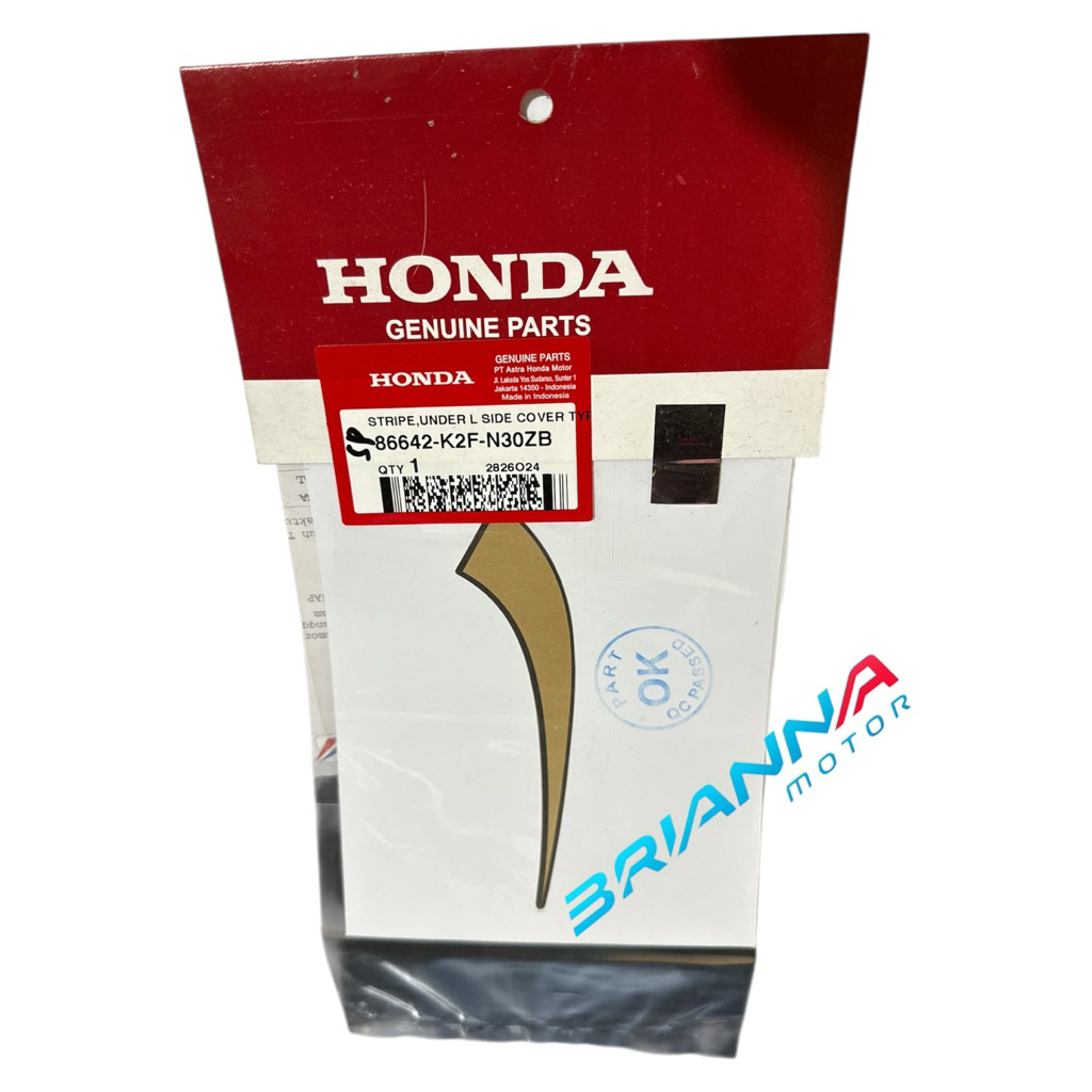 STRIPING BAWAH KIRI SCOOPY K2F 86642 K2F N30ZB