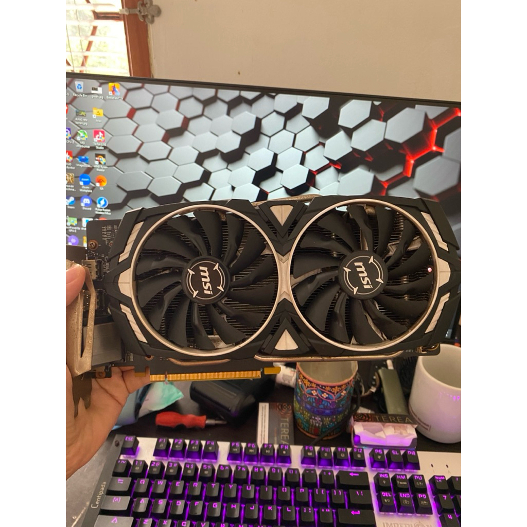 Gtx 1060 3gb Msi armor 8pin performa dibawah 1650s dikit