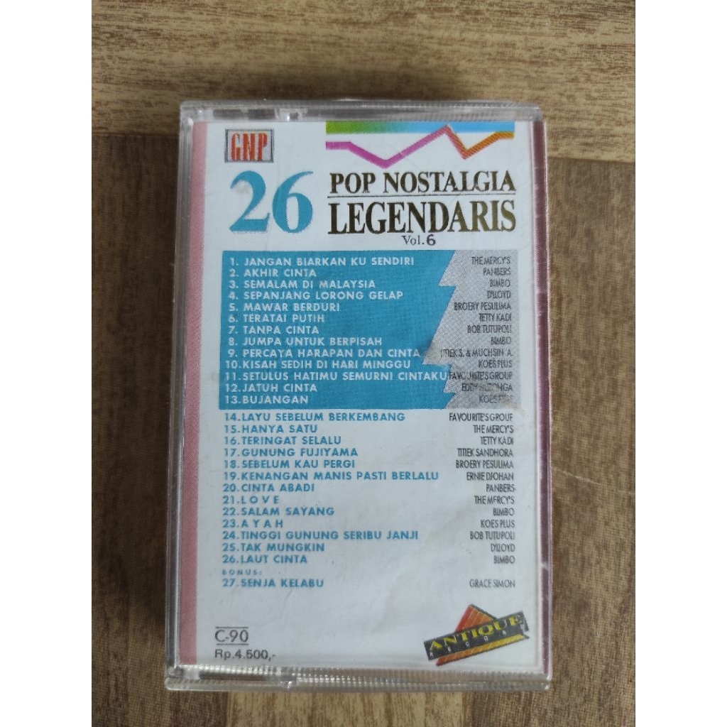 kaset pita 26 pop nostalgia legendaris vol. 6
