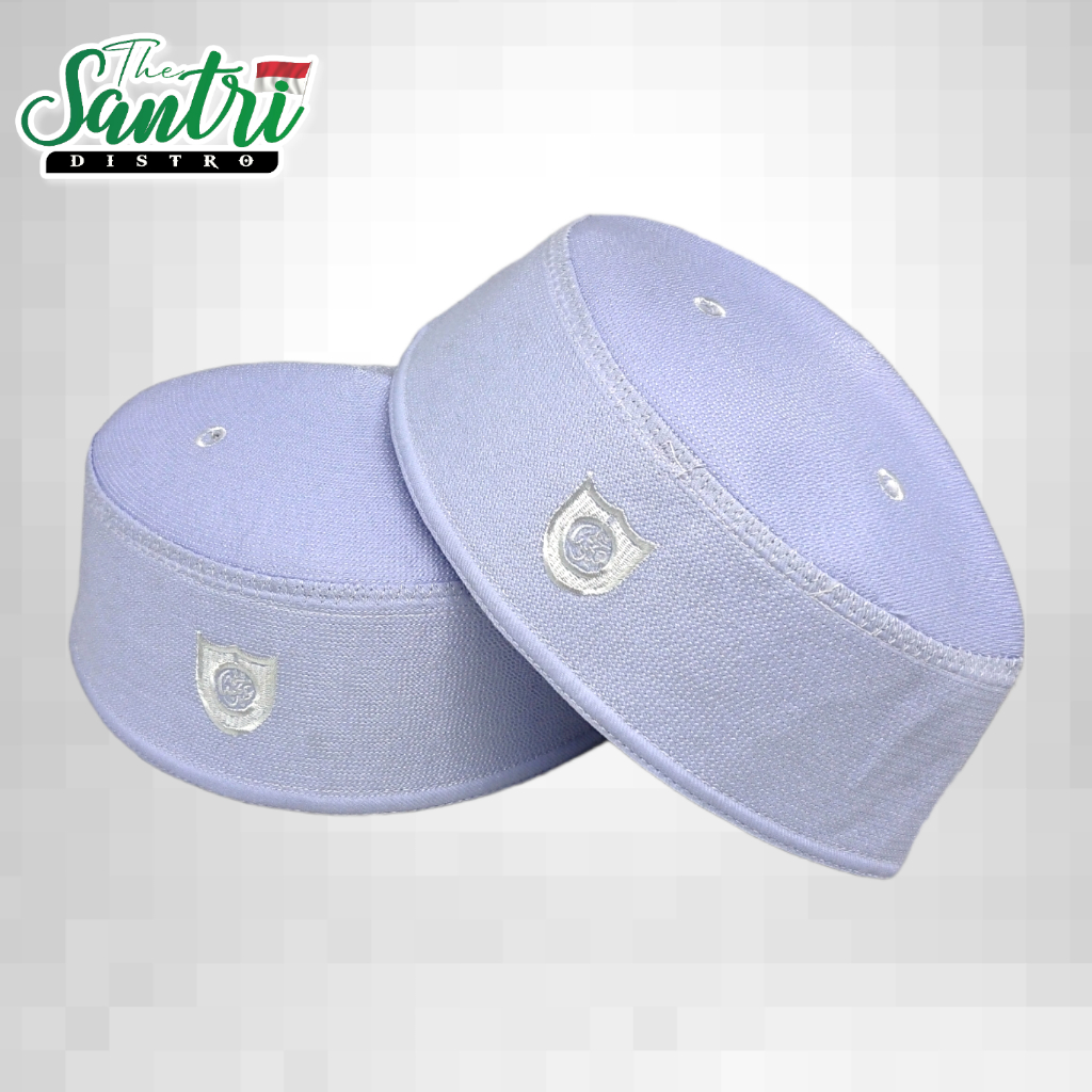 Kopyah Malaysia Abdul Karim / Peci Malaysia Putih Logo Emas / Peci Malaysia Putih / Kopyah Malaysia 