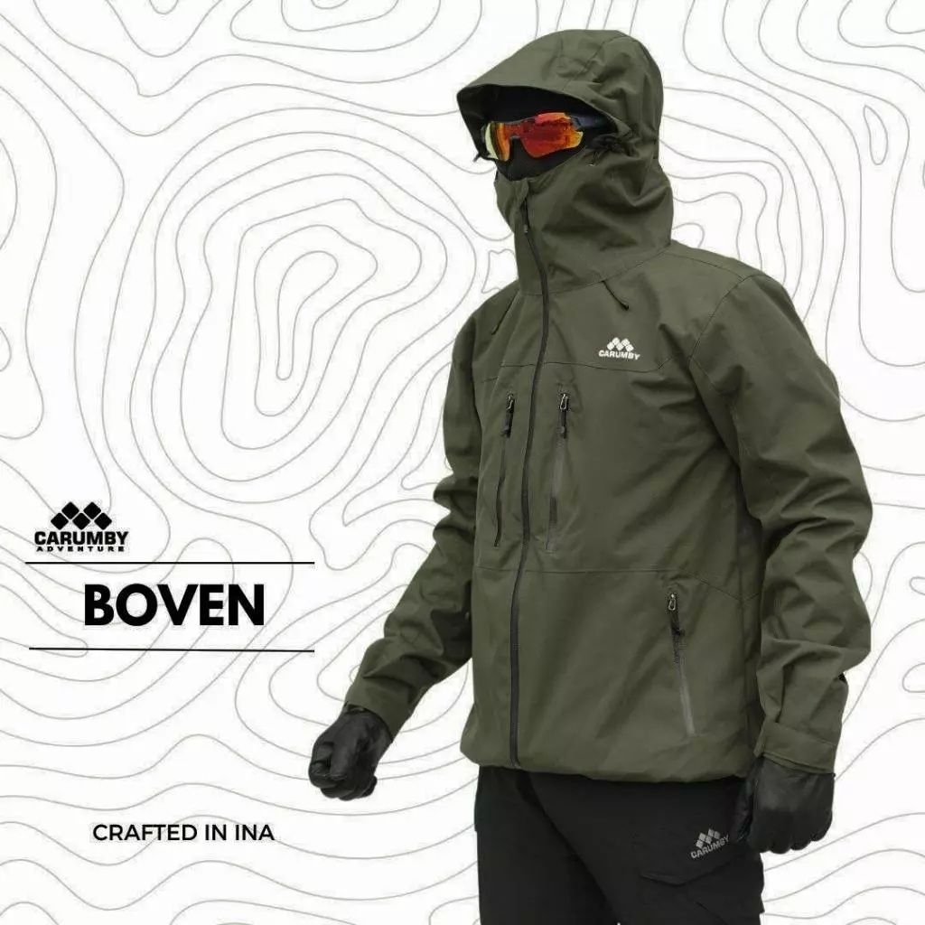 Jaket Gunung Gorpcore Carumby Boven Waterproof Jacket