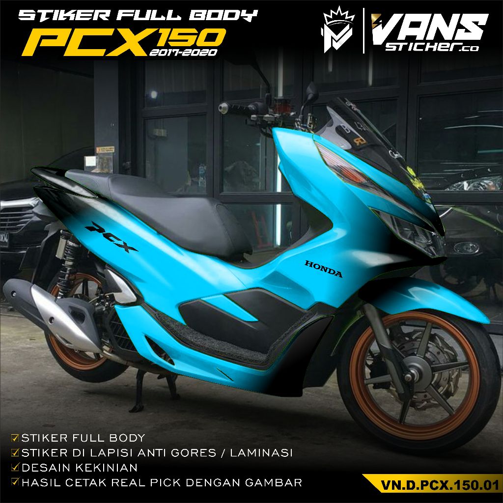 (COD) Sticker Decal Full Body Honda PCX 150  2017 2018 2019 2020 2021 Terbaru Stiker Custom Skotlet 