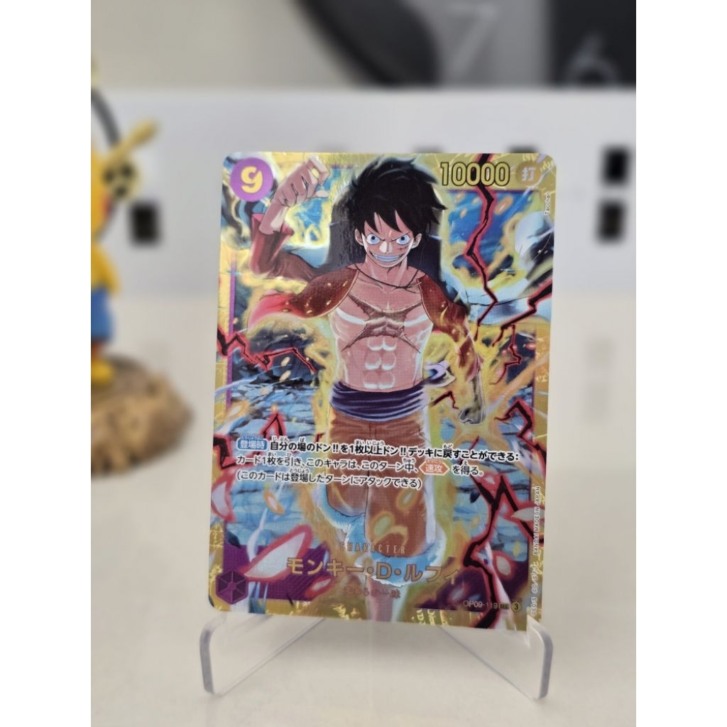 OP09-119 SEC Monkey D. Luffy Kartu One Piece TCG