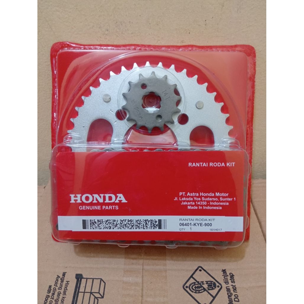 Gear Set untuk motor Megapro New KYE