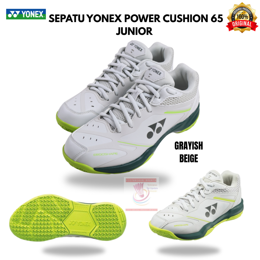 SEPATU BULUTANGKIS BADMINTON YONEX POWER CUSHION SHB 65 JUNIOR ORIGINAL
