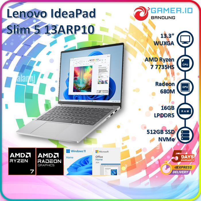 LENOVO IDEAPAD SLIM 5 13ARP10 RYZEN 7 7735U 16GB 512GB 13.3" WUXGA IPS