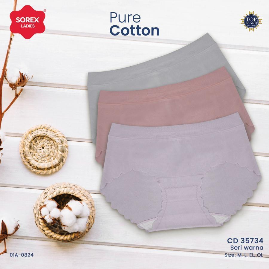 Sorex 35734 CD Wanita Seamless Pure Cotton Lembut Limited Edition