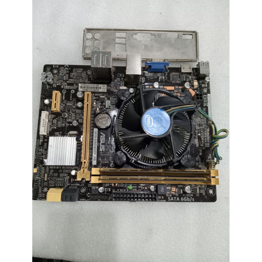 Mobo Asus H81 + Prosesor i3 4160