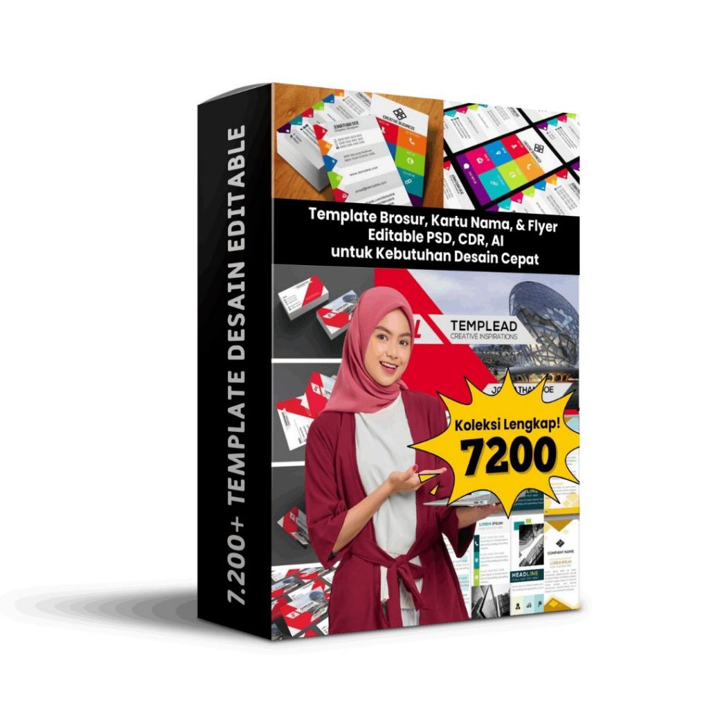 7.200+ Template Brosur, Kartu Nama dan Flyer Editable PSD, CDR, AI – Pilihan Lengkap untuk Desain Pr