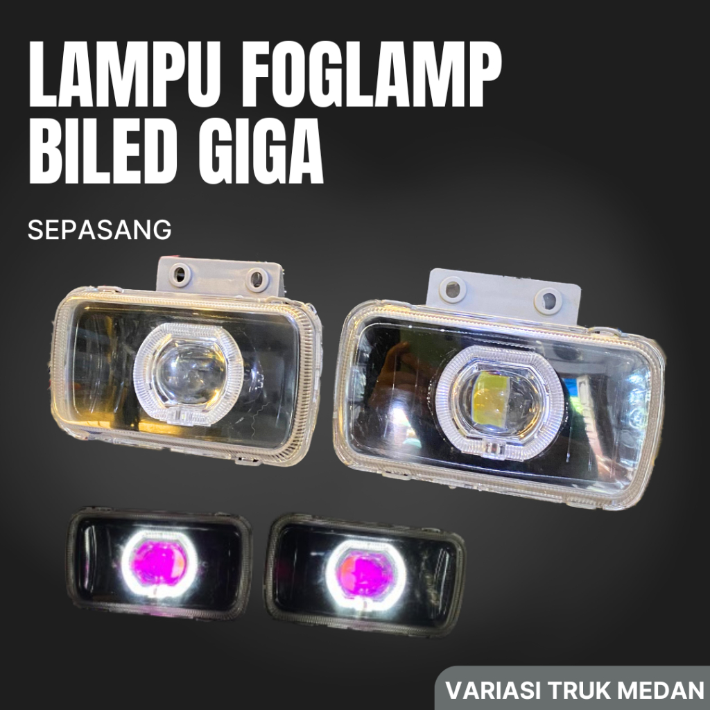 LAMPU FOGLAMP BILED GIGA 24 VOLT