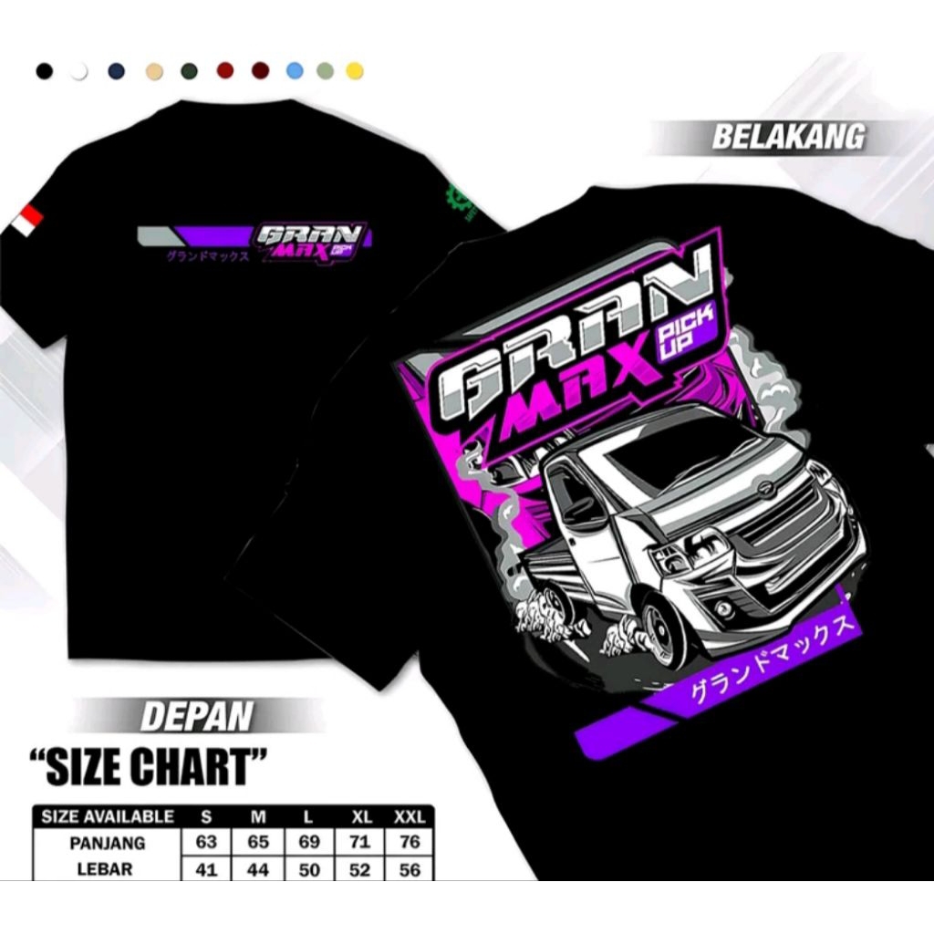 Kaos T-shirt - Grand Max Pick Up - Kaos Distro unisex