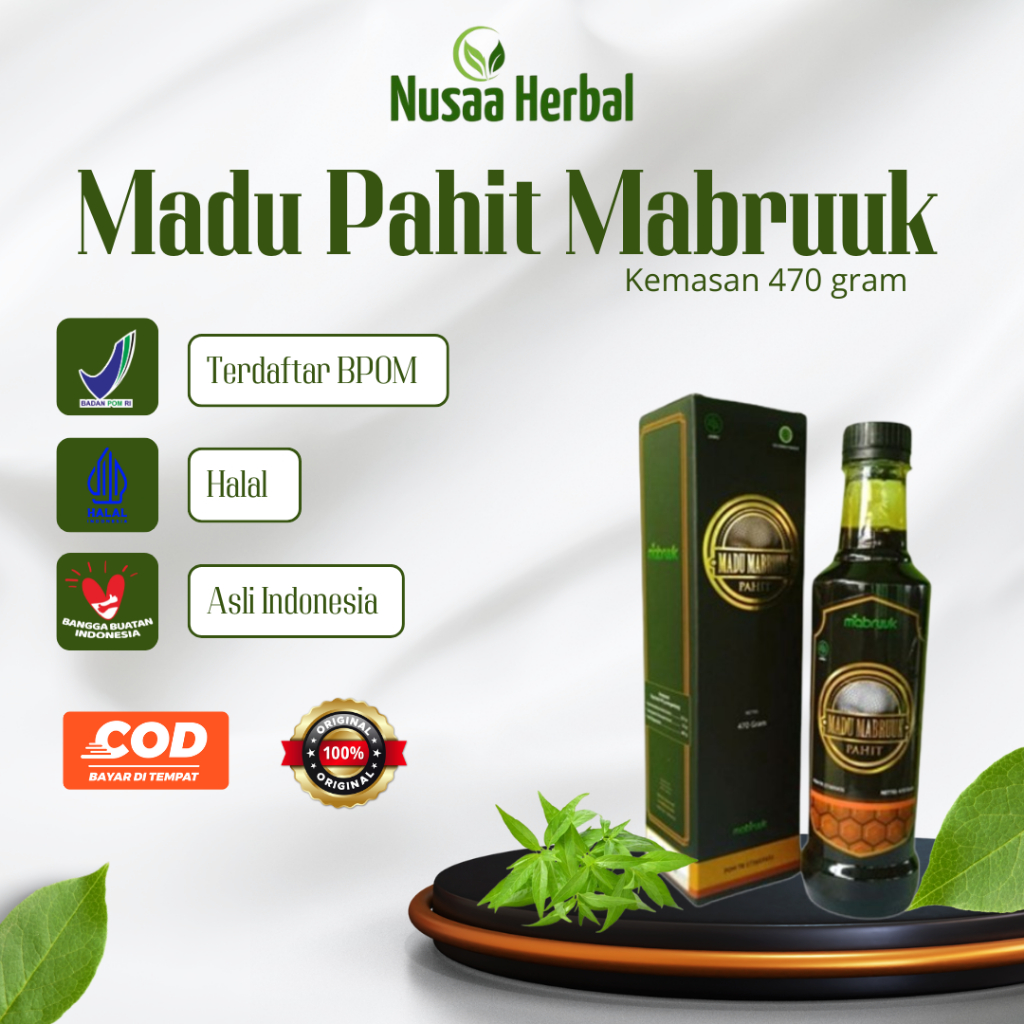 Madu Pahit Mabruuk 470 gram Madu Hitam Pahit