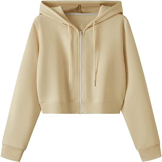 OBLO Hoodie Sweater Crop Zipper Oversize Hoodie Crop Polos
