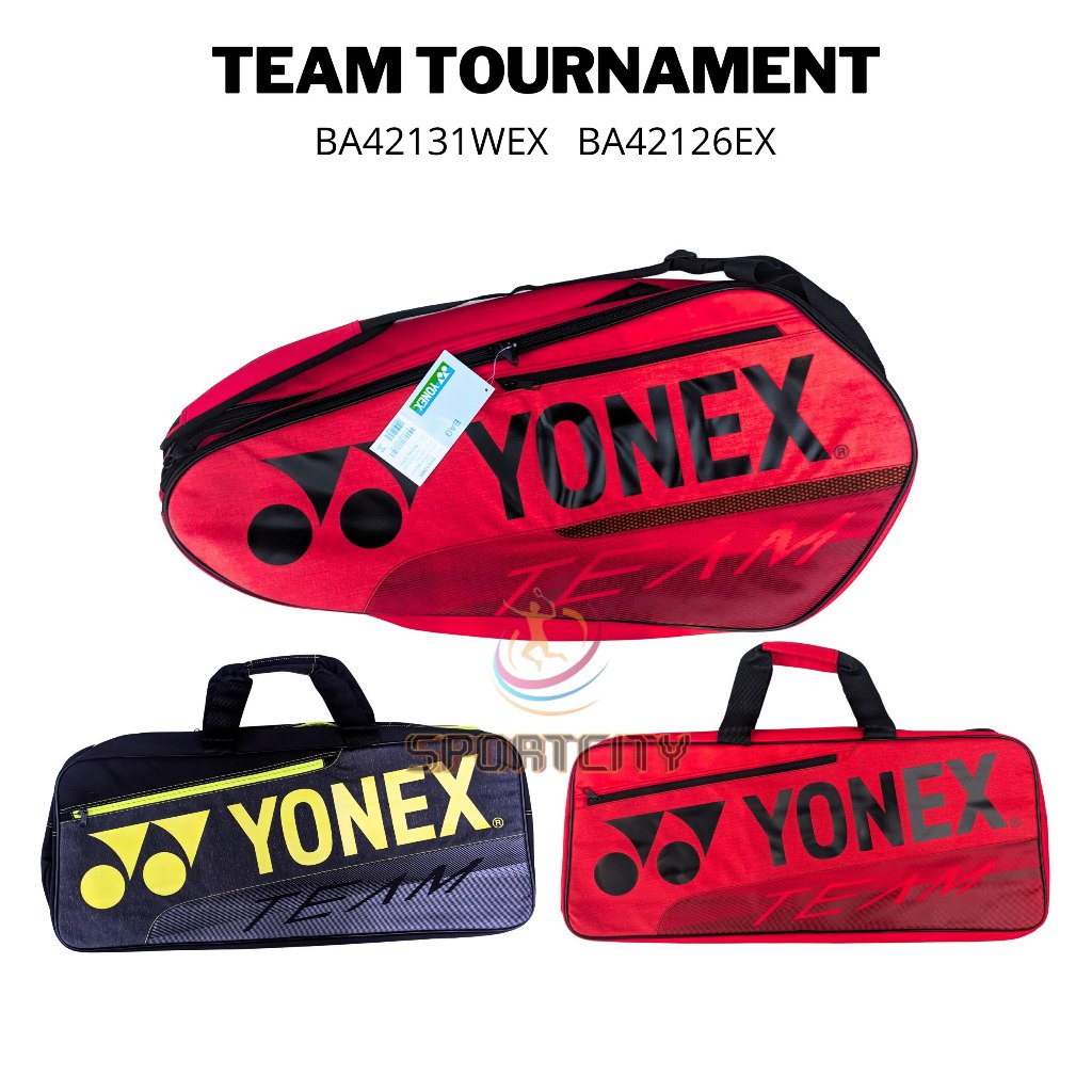 Tas Badminton YONEX TEAM TOURNAMENT BAG BA42131WEX BA42126EX Original