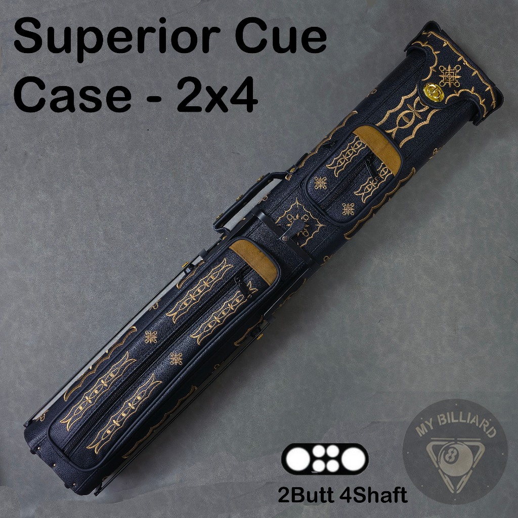 Superior Cue Case 2x4 - Hard Cue Case Stik Billiard 2B4S + leg stand
